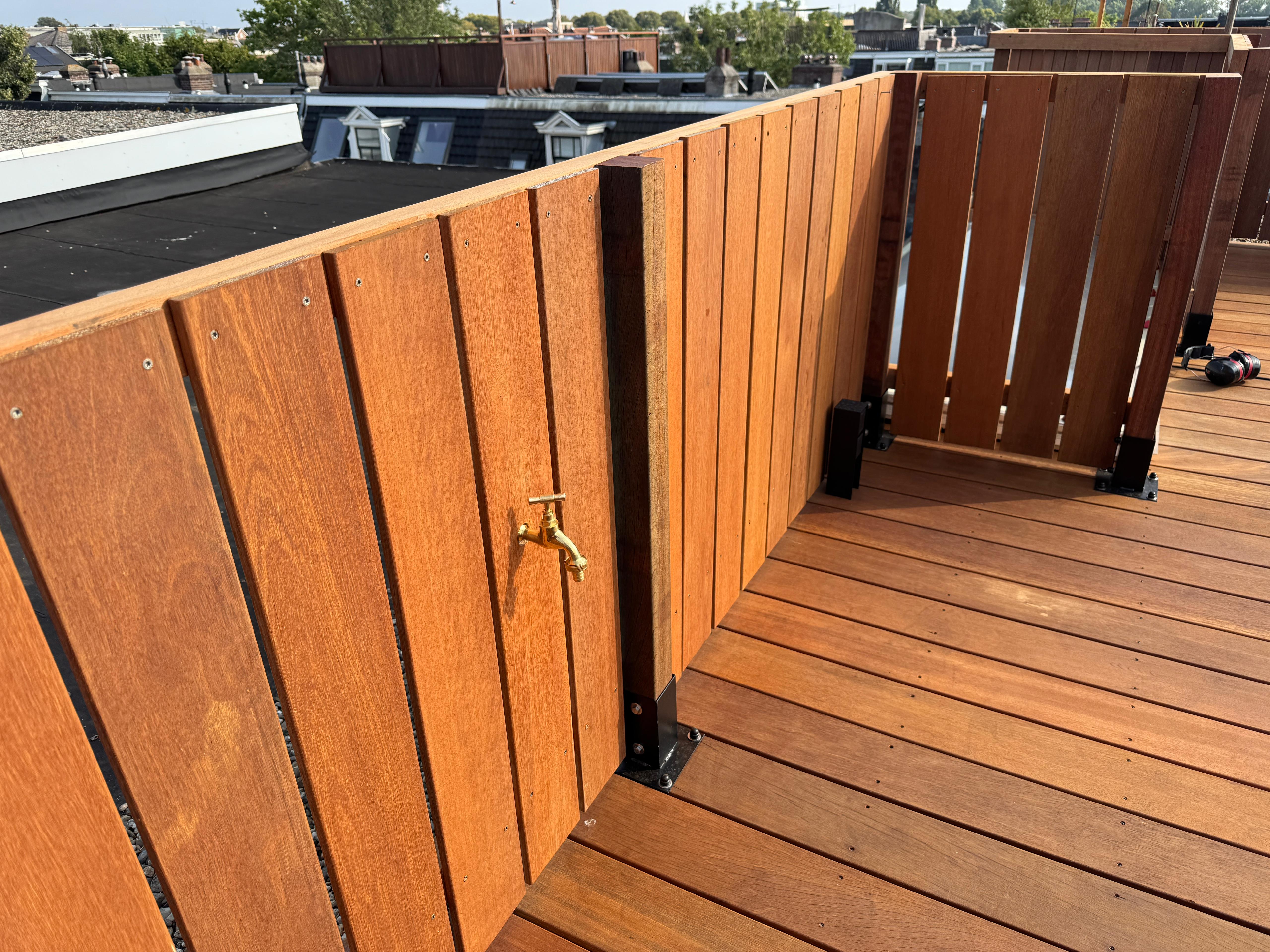 Maatwerk details dakterras Haarlem